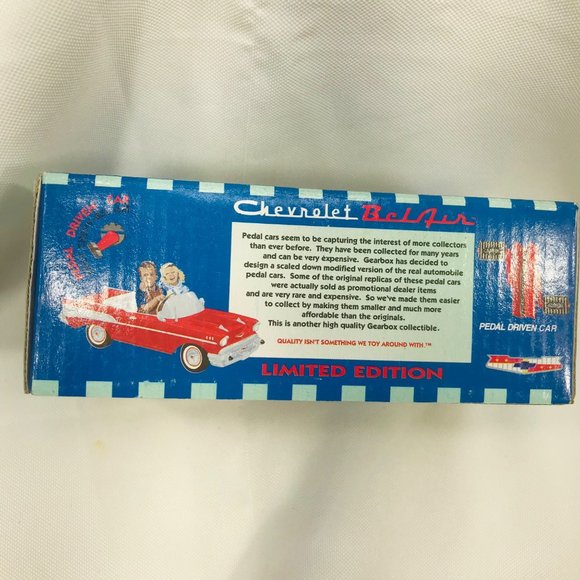 Gearbox 1997 Vintage 1957 Chevy Bel Air Convertible Serial #03684 Pedal Car New - Picture 4 of 10